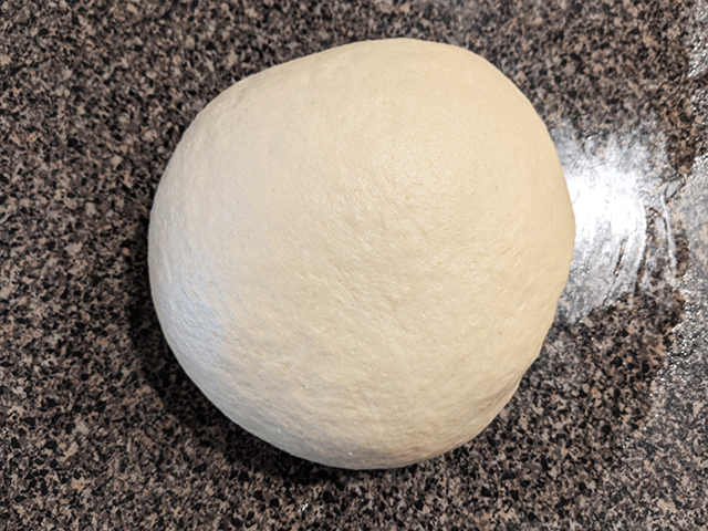 crusty sourdough cottage bread dough