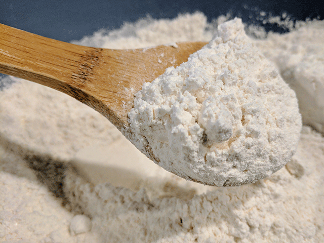 Bowl full of flour