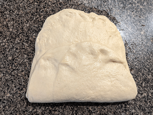 crusty sourdough cottage bread dough