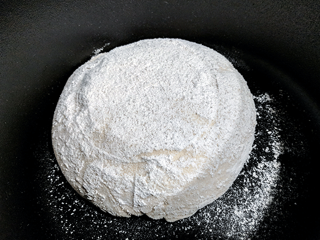sourdough in dutch oven for no knead artisan-style sourdough bread