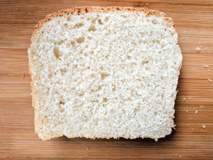single slice of sourdough sandwich bread