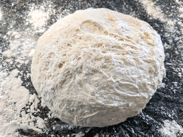 Dutch Oven No-Knead Overnight Bread dough