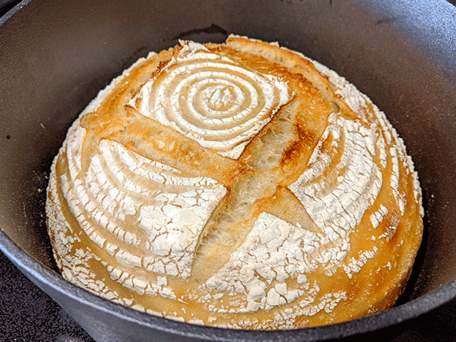 bake bread without lid in dutch oven