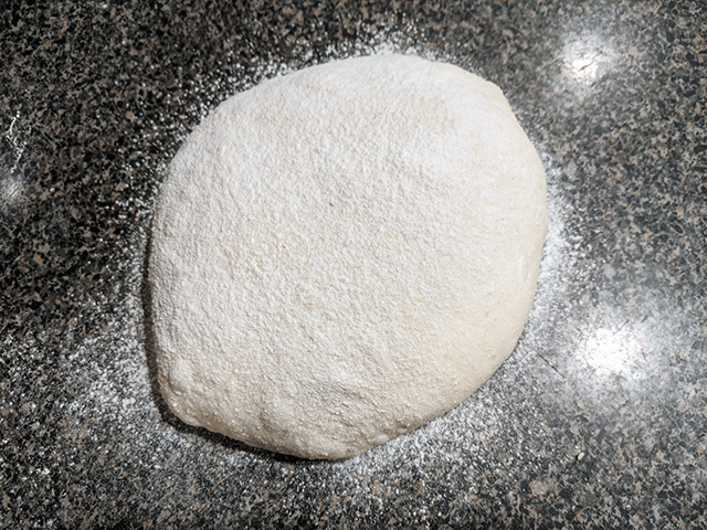 preshaped round of White 'N' Wheat Artisan Sourdough Bread
