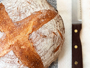same-day artisan-style white bread
