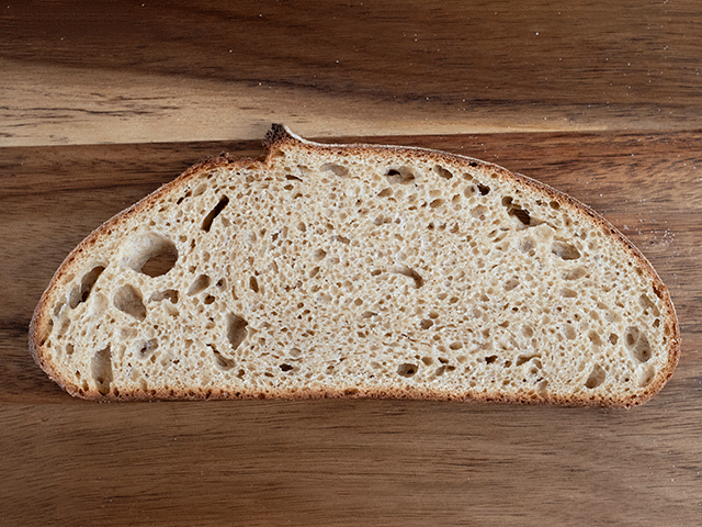 100% whole wheat sourdough bread