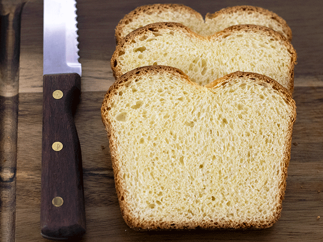 beginner brioche sandwich bread slices