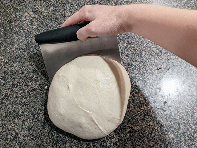 shaping Naturally-Leavened Cold-Proof Artisan-Style White Sourdough Bread