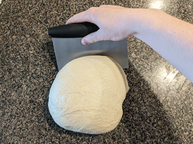 Same-Day Artisan-Style 75% Wheat Bread - shape dough