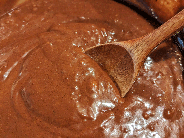 amish double chocolate bread batter