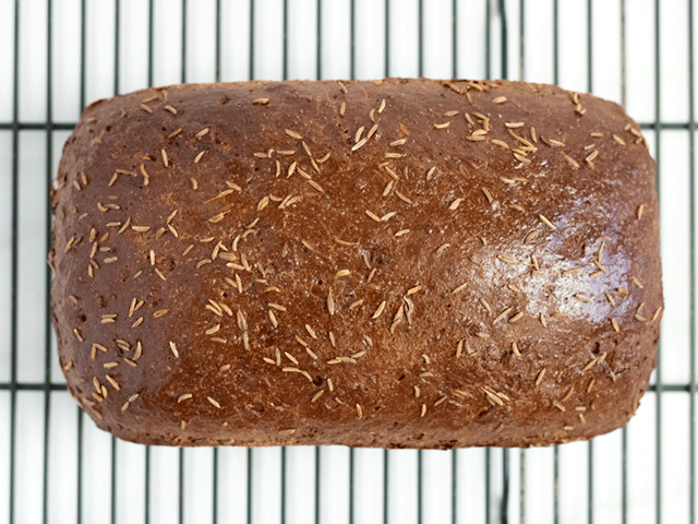 Beginner Dark Rye Sandwich Bread