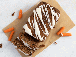 sourdough discard carrot cake bread