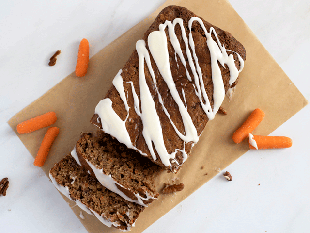 sourdough discard carrot cake bread